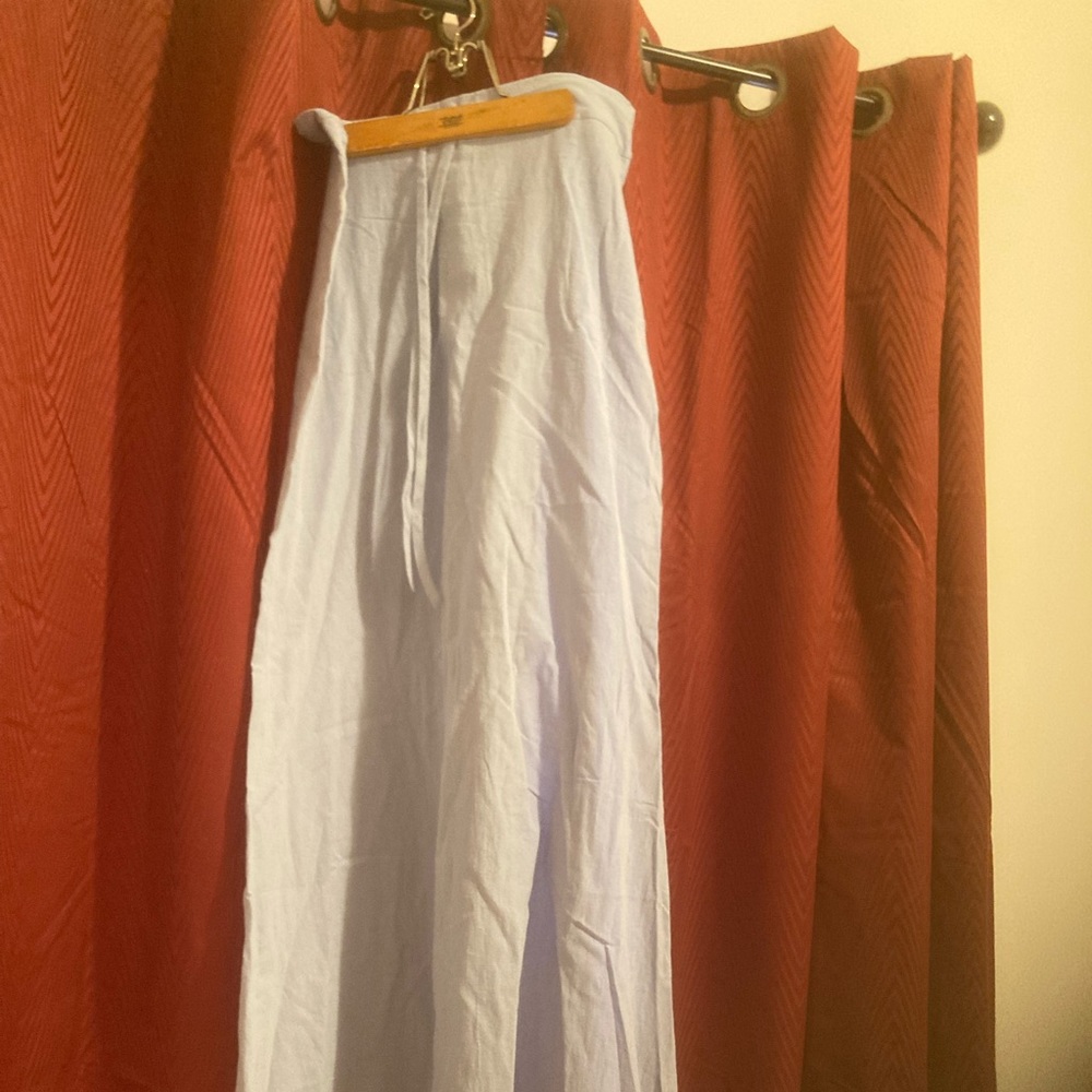 Maxi Skirt - beautiful light blue gauze fabric